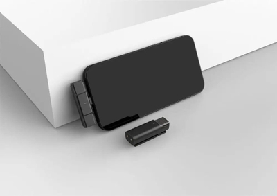 Безжичен микрофон за паметен телефон Viking Technology M302, сет 2 парчиња, Lightning, црн
