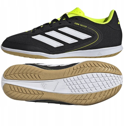 Детски футсал патики Adidas Copa Court League, со гумен ѓон, бели