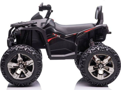 ATV електричен за деца Lean Cars QLS-3288, батерија 12V, тркала Soft EVA, црн