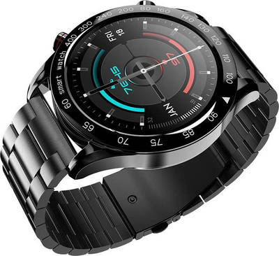Smartwatch HiFuture FutureGo Pro, 1.32", bateri gjer në 20 ditë, i zi
