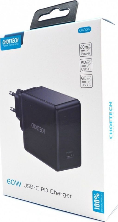 Karikues muri ChoeTech Q4004, USB-C PD, 60W, i zi
