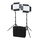 Set drite LED Nanlite 1200CSA Double Kit, 2 panele, me tripoda, i zi