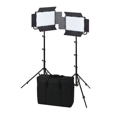 Set drite LED Nanlite 1200CSA Double Kit, 2 panele, me tripoda, i zi