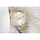 Ora dore Fossil Scarlette ES5259, çelik inox, quartz, argjendtë ari