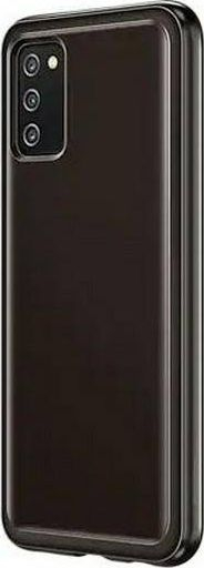 Këllëf telefoni Samsung Galaxy A03s EF-QA038TB, TPU, transparent, i zi