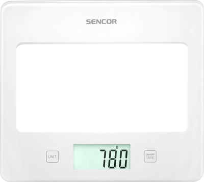 Peshore kuzhine Sencor SKS 5030WH, 5 kg, me ekran dixhital, e bardhë