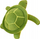 Lodër pelushi breshkë Green plush turtle, 45cm, jeshile