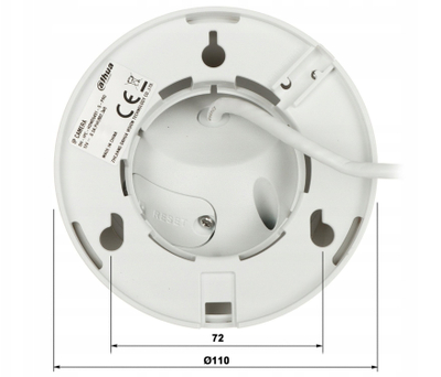 Kamerë IP Dahua IPC-HDW2649T-S-LED-0360B-PRO, 6 Mpx, lentë 3.6 mm, e bardhë