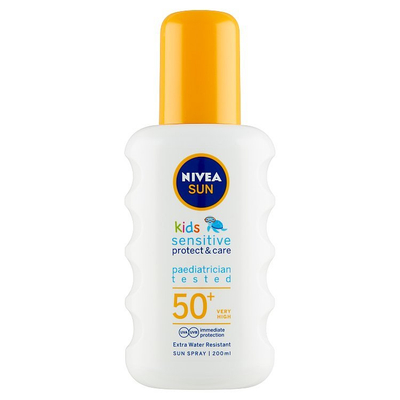 Krem mbrojtës ndaj diellit Nivea Sun Kids Sensitive Protect & Care, 200 ml
