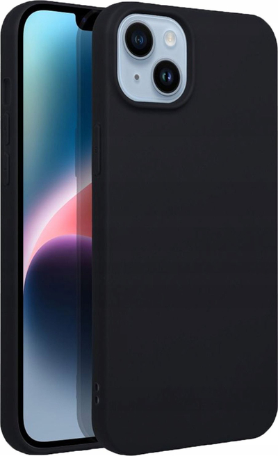 Kornizë telefoni Matt Case për Realme 8i, TPU i butë, mat, e zezë