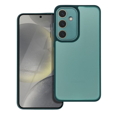 Kllëf telefoni VARIETE Elegant për Samsung Galaxy S24 Plus, mbrojtës, rri mirë me karikim wireless, jeshile e errët