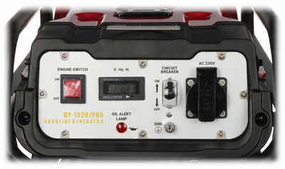 Gjeneratore rryme Dynamo DY-1020 PRO, 800W, benzinë, i kuq
