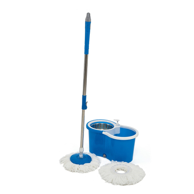 Set pastrimi Vanora Super Easy Clean, kovë 13L me rrota, mop rrotullues, blu