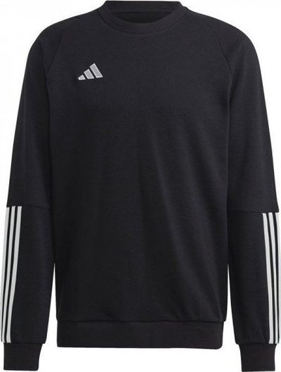 Bluzë sportive Adidas Tiro 23 Competition Crew M, pambuk i përzier, për burra, e zezë