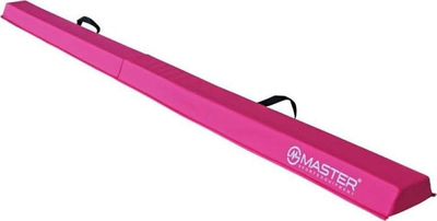 Trar gjimnastike Master Gymnastics Balance Beam, i palosshëm, 240 cm, rozë
