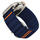 Rrip ore Tech-Protect Nylon Slip për Apple Watch, 44-49mm, najlon, blu navy me portokalli