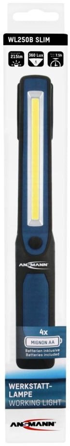 Dritë inspektimi Ansmann LED, 215 lm, IPX3, e zezë