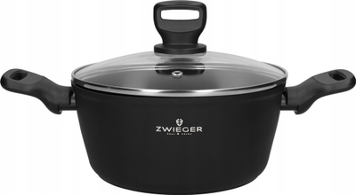 Tenxhere me kapak Zwieger Forte, 24 cm, alumin, gri