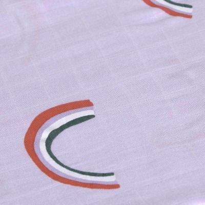 Pelenë mbështjellëse bebe LÄSSIG Swaddle, set 3 copë, fibër bambuje pambuk, 80x80cm, shumëngjyrëshe