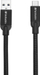 USB кабел Вербатим 48871, USB А во USB Ц, 1 m, USB 3.2 Gen 2, црн
