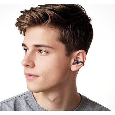 Kufje wireless në vesh Hoco EA5 Duke, Bluetooth 5.4, me mbajtëse rreth veshi, të zeza