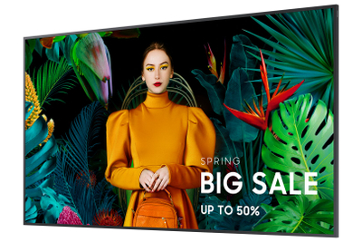 Професионален монитор Samsung QB43B LH43QBCEBGCXEN, 43\", 4K, црн