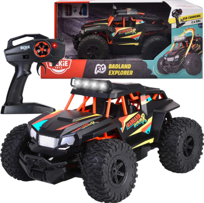 Makinë lodër me pult RC Simba Dickie Badland Explorer 1:14, elektrike, për fillestarë, shumëngjyrëshe