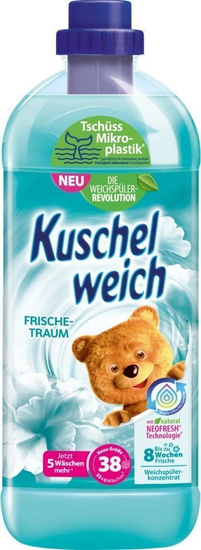 Zbutës rrobash Kuschelweich Frischetraum, 1L, erë e freskët