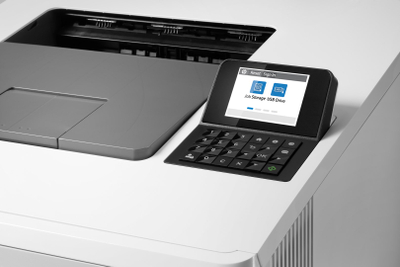Печатач HP Color LaserJet Enterprise M455dn, ласерски во боја, бел