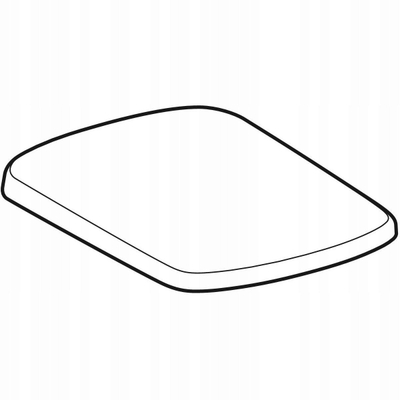 Даска за тоалет Geberit Selnova 500.332.01.1, 45cm, челик, бела