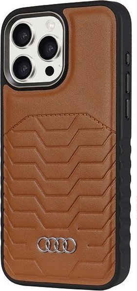 Mbulesë telefoni Audi Synthetic Leather MagSafe, për iPhone 14 Pro Max 6.7", e kaftë