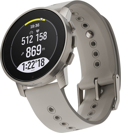 Ore sportive Suunto 9 Peak Pro Titanium, GPS, e fortë, ngjyra rërë