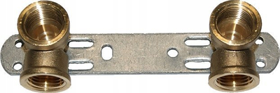 Set montimi në mur për rubinet, 1/2", 100 cm, metalik