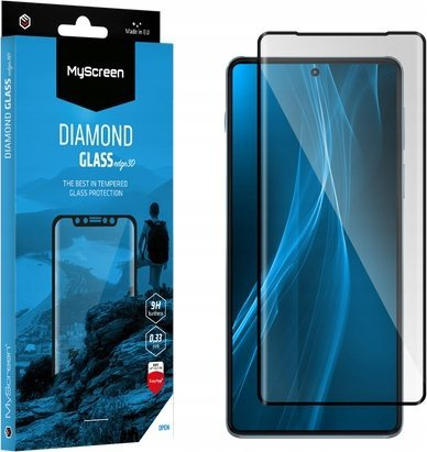Xham mbrojtës MyScreen Protector Ms Diamond Glass Edge 3D për Huawei Pura 70 Ultra, xham i temperum, i zi