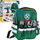 Set lodrash veglash Craftsman Toolbox, me çantë shpine, kaçavidë elektrike, jeshile