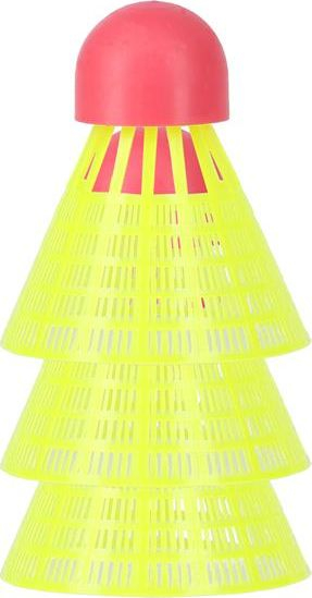 Shuttlecock Speedminton Nils NLS6003, set 3 copë, najlon, e verdhë