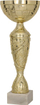 Kupë metalike Metal Golden Cup TANGA 9098A, 41cm, diametër 160mm, ngjyrë flori