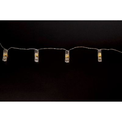 Dritë dekorative Focus Photoclips, LED, 3m me 20 klipsa, transparente