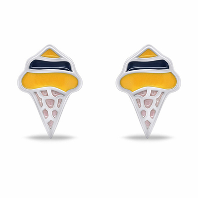 Vathë argjendi lojëror Ice Cream Brilio Silver, EA1084W