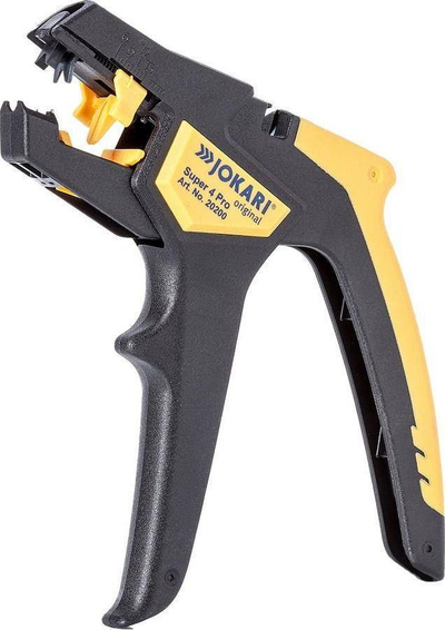 Mjet për zhvesh kabllosh Jokari 4 Pro, 0.2-6mm², profesional, i verdhë