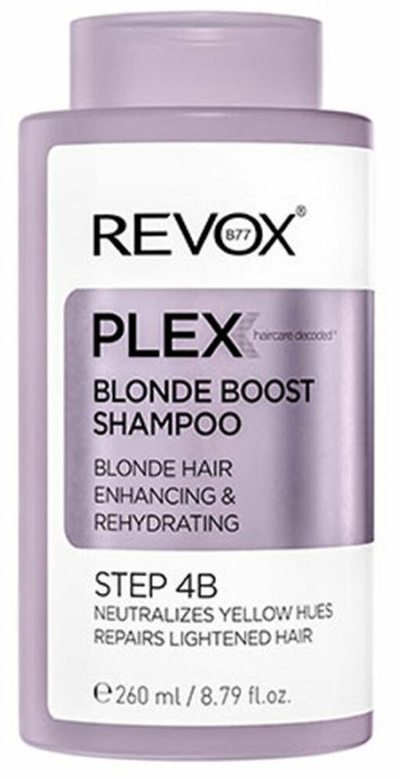 Shampo për flokë bjonde Revox Plex Blonde Boost Step 4b, 260 ml