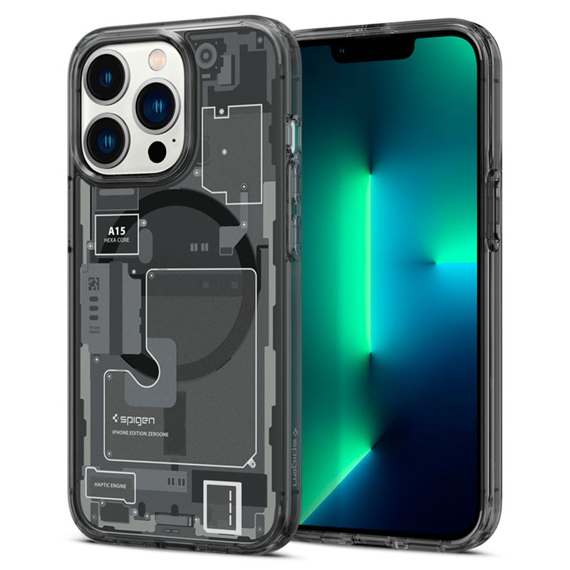 Mbështjellëse për iPhone 13 Pro Max Spigen Ultra Hybrid MagSafe, e hirtë