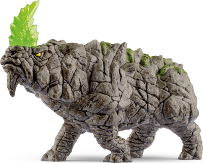 Figurinë lodër Schleich 70157 Battle Rhino Eldrador Creatures, plastikë, për kalamaj 7-12 vjeç, gri