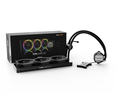 Ftohës me ujë Be quiet! Pure Loop 2 FX, 12 cm, i zi