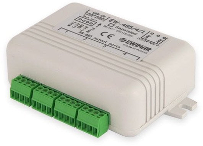 Distributor bus RS485 ETI EW485 me 4 kanale, për sisteme automatizimi