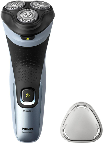 Електричен брич Philips Comfort Cut X306300, систем ComfortCut, флексибилна глава, сива