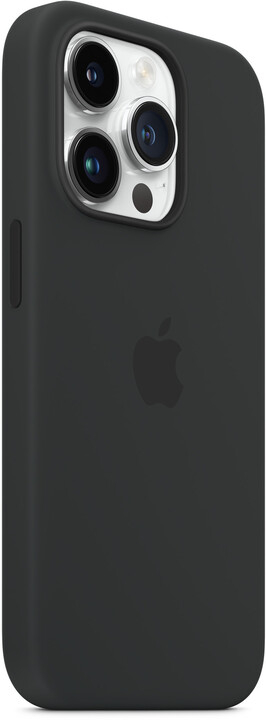 Силиконска маска Apple со MagSafe за iPhone 14 Pro, темно сина боја