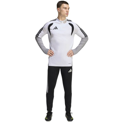 Bluzë trajnimi për burra adidas Tiro 26 Competition, me mëngë të gjata, me zinxhir, e bardhë
