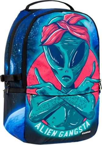 Çantë shpine për fëmijë Starpak "Alien Gangsta" (446578), e kaltër