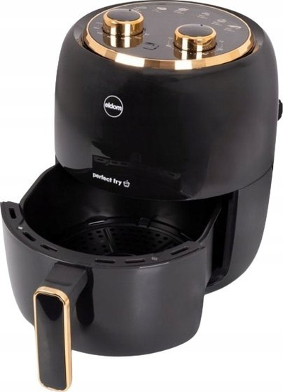 Fritezë me ajër Eldom FR35, 3.5L, 1300W, e zezë